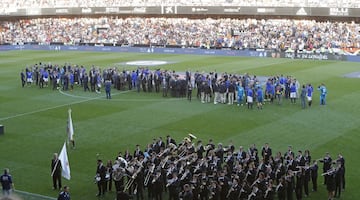 Gran ambiente en Mestalla. 









