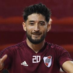 Una baja en River: Casco dio positivo de COVID-19