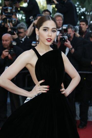 CANNES, FRANCE - MAY 15:  Araya A. Hargate attends the 'From The Land Of The Moon (Mal De Pierres)' premiere during the 69th annual Cannes Film Festival at the Palais des Festivals  on May 15, 2016 in Cannes .  (Photo by Laurent Viteur/FilmMagic)