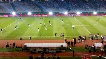 Gran ambiente previo al Argentina vs México