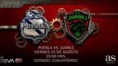 Puebla vs FC Juárez en vivo: Liga MX Apertura 2023 hoy en directo