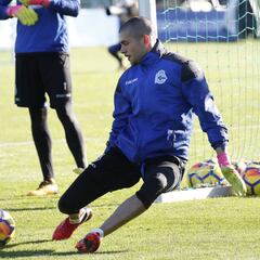 Rubén recibe el alta médica y apunta a titular ante el Málaga