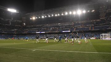El Bernabéu, antes del Real Madrid-Alavés.