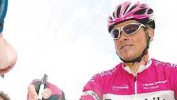 <b>INCÓGNITA. </b>Ullrich dice que está un poco tenso por saber como va a rendir hoy en los puertos.