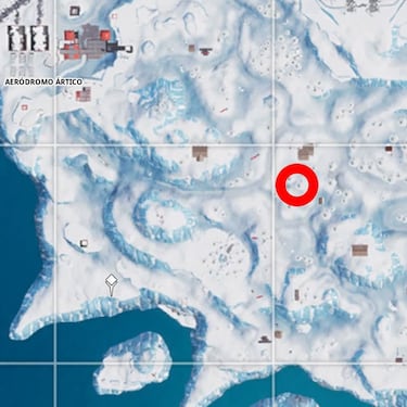 Desafío de Fortnite: busca entre tres alojamientos de esquí