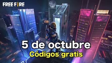 Códigos Free Fire de hoy 5 de octubre de 2021
