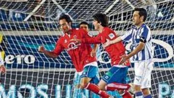 <b>MALA SUERTE. </b>Sesma mereció marcar, pero no lo logró.