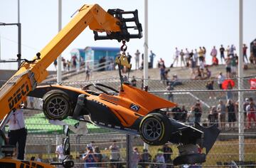Las imágenes del accidente en Sochi que acabó con la carrera de F2