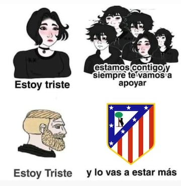 Los memes no perdonan a Simeone