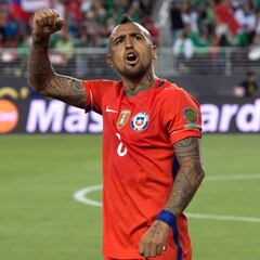 La columna vertebral de la Roja: Vidal lideró al campeón