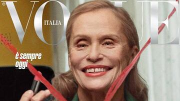 Lauren Hutton hace historia al convertirse en la modelo más longeva en posar para Vogue.
