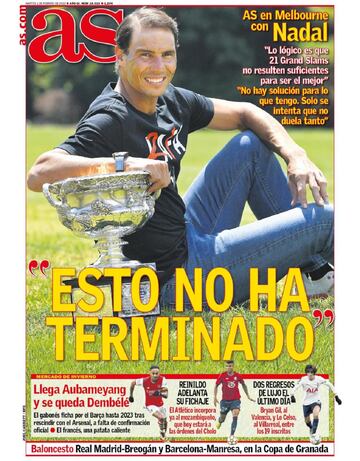 Las portadas de AS de febrero