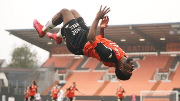 Moffi marc&oacute; el gol decisivo para el Lorient.