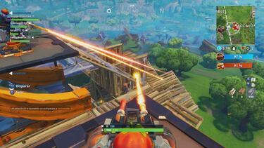 Así es la nueva torreta montada de Fortnite