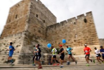 Las imágenes de la séptima maratón de Jerusalén