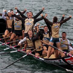 Getaria sorprende desde la segunda tanda y gana en Ondarroa