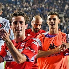 Odriozola, "a todo gas" en su debut con la Fiorentina