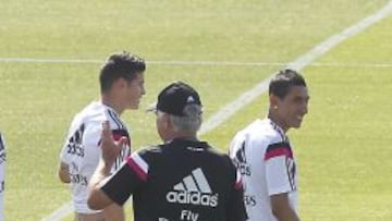 El dilema de Di María o James Rodríguez para la Supercopa