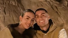 Las vacaciones de Cristiano Ronaldo y Georgina Rodríguez en medio de un oasis