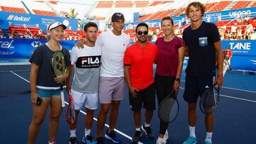 Nadal vuelve en Acapulco con "problemillas" en una muñeca