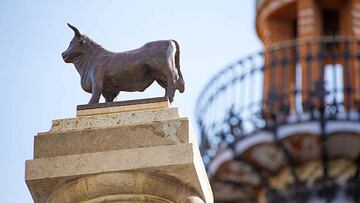 Imagen del Torico de Teruel, icono de la ciudad de Teruel. Foto: Pixabay