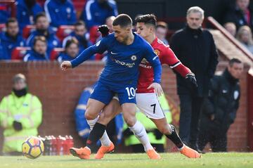 Así fue el partido de Alexis en el United-Chelsea