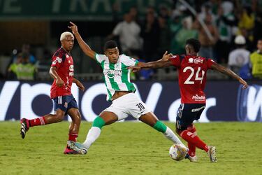 Imágenes del clásico paisa entre Independiente Medellín y Atlético Nacional en el Atanasio Girardot, por la jornada 17 de la Liga BetPlay I-2023.