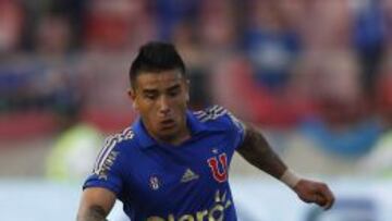 Ortiz ha jugado un partido como titular en la U. Fue ante Palestino el semestre pasado. Mañana repite ante su ex equipo.