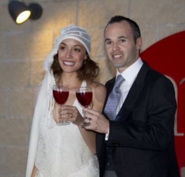 Andrés Iniesta el día de su boda con Anna Ortiz.