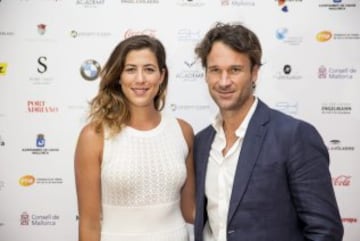 Garbi?e Muguruza y Carlos Moy¨¤.