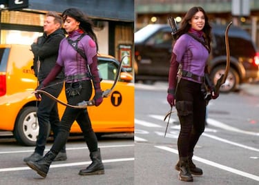 Hawkeye: primeras imágenes de Hailee Steinfield con el traje de Kate Bishop