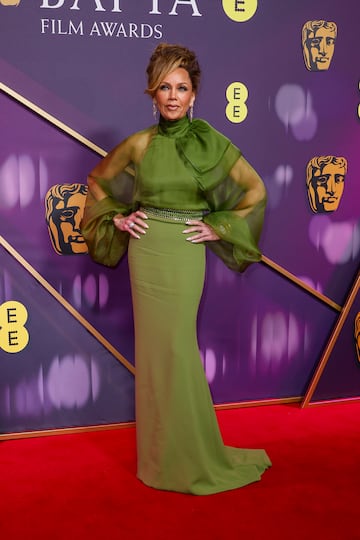 Vanessa Williams posa en la alfombra roja de los premios BAFTA 2025 celebrados en el Royal Festival Hall del Southbank Centre de Londres.