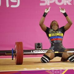 Las pesas tienen a Colombia en el tercer lugar de los Juegos