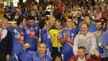 <B>CAMPEÓN.</B> Portland San Antonio, campeón de la última Liga Asobal, participará en la próxima Liga de Campeones.