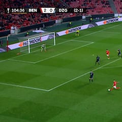El gol de la jornada de la Europa League fue de un español: Grimaldo