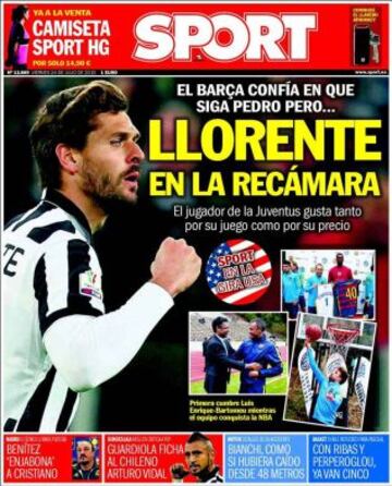 Portadas de la prensa deportiva