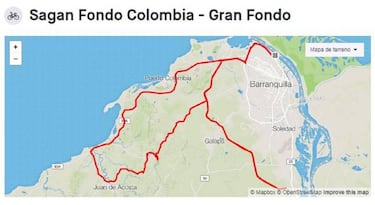 Sagan en Barranquilla: Los recorridos de su Gran Fondo