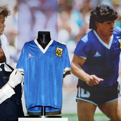 How much did Diego Maradona’s ‘Hand of God’ shirt sell for?