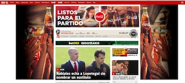 Las reacciones de la prensa tras la destitución de Lopetegui