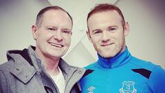Paul Gascoigne con Wayne Rooney.