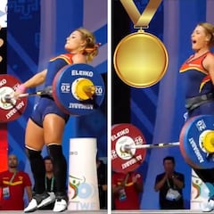 El momento del segundo Mundial de Lydia Valentín a cámara lenta