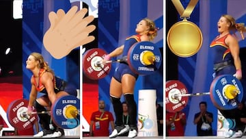 El momento del segundo Mundial de Lydia Valentín a cámara lenta