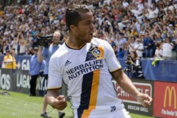 Con altas y bajas dejó el fútbol europeo para jugar en la MLS con el Galaxy de los Ángeles.