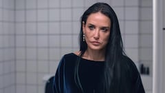 Demi Moore revuelve las tripas de su seguidores con repulsivas imágenes tras las cámaras de ‘La sustancia’
