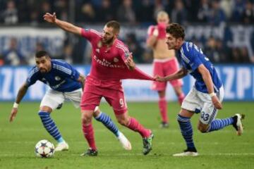 Karim Benzema y Roman Neustaedter.