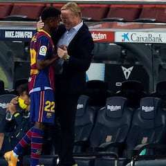 Mensaje de Koeman: "Es bueno tener un 9 para tener otro plan"