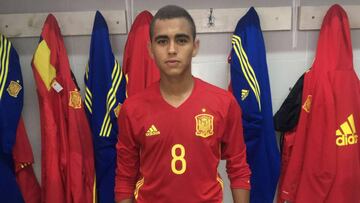 Moha, jugador del Real Madrid y de la Sub-16.