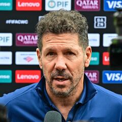 Simeone: “El tiempo marcará la importancia que tiene que el Atleti esté aquí”