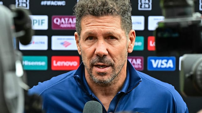Simeone: “El tiempo marcará la importancia que tiene que el Atleti esté aquí”