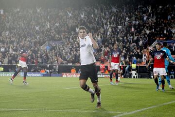 4-1. Ferrán Torres celebró el cuarto gol.